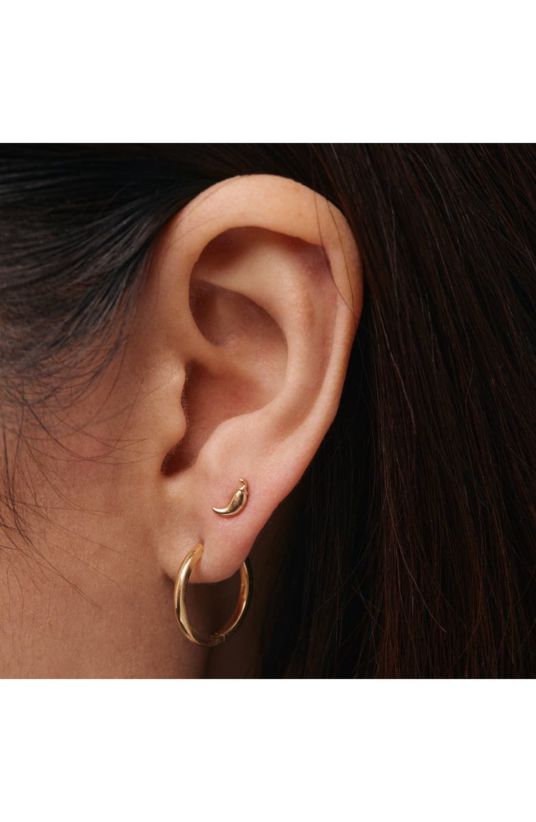 Whit Jewelry 14K Yellow Gold Chili Stud, Alternate, color, Gold - Butterfly Back