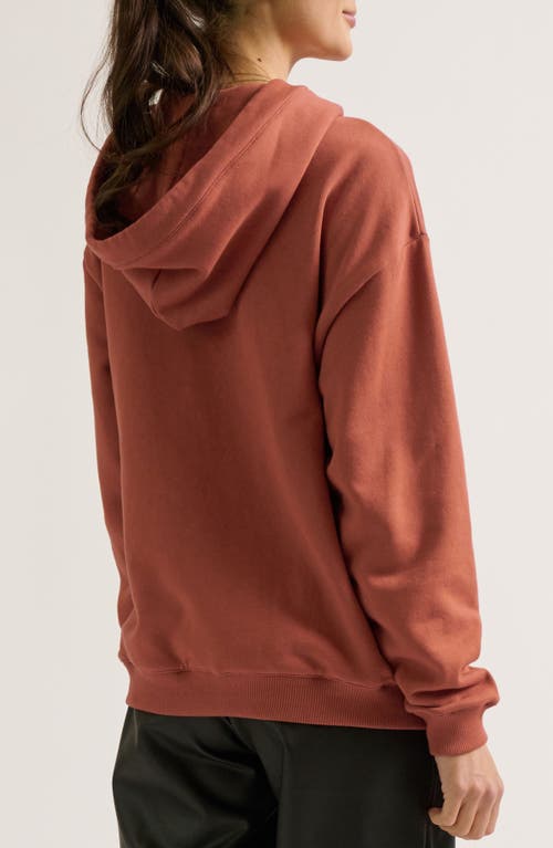 Cache Couer Boston Maternity & Nursing Hoodie In Brown
