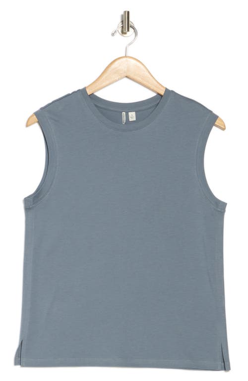 Nordstrom Pima Muscle Tank In Blue