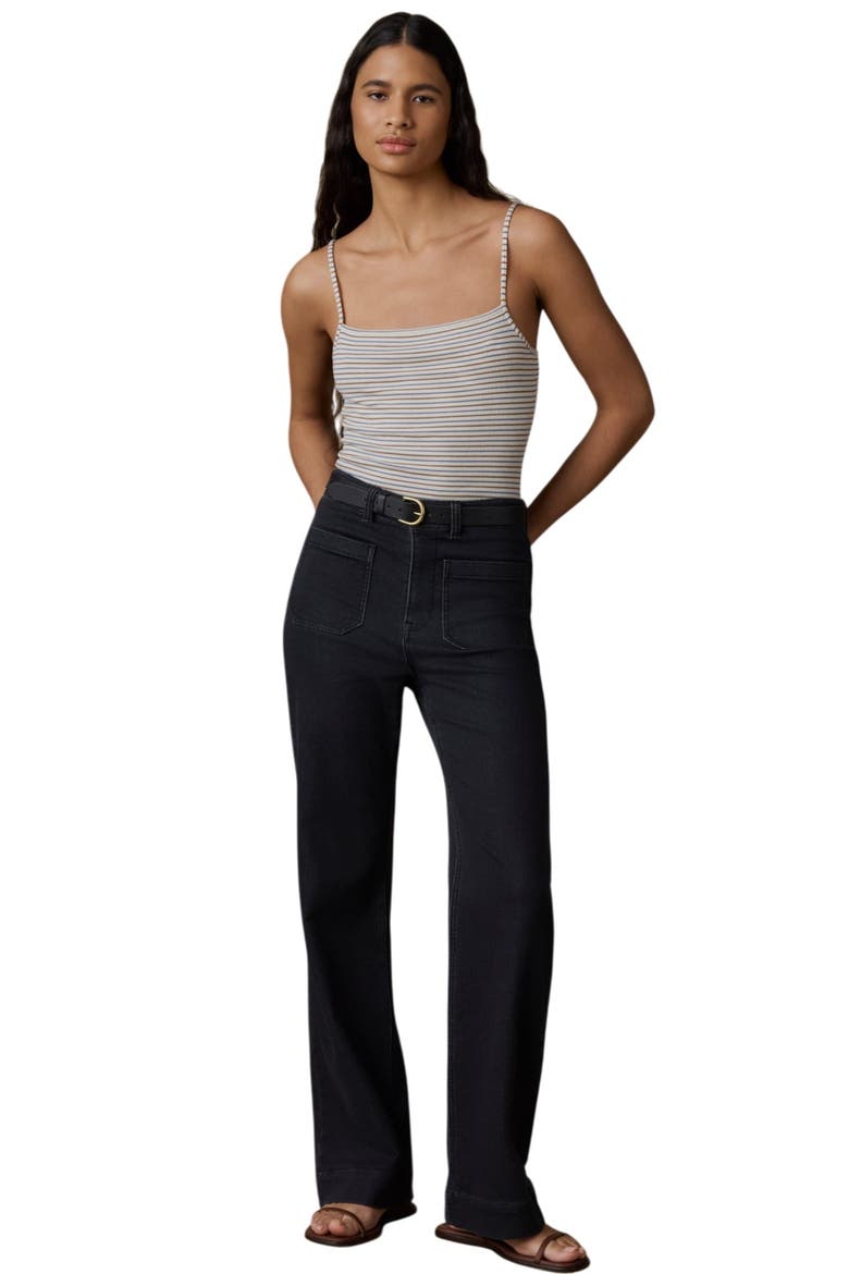 Featherweight Freestyle Rib Camisole, Alternate, color, EGRET STRIPE