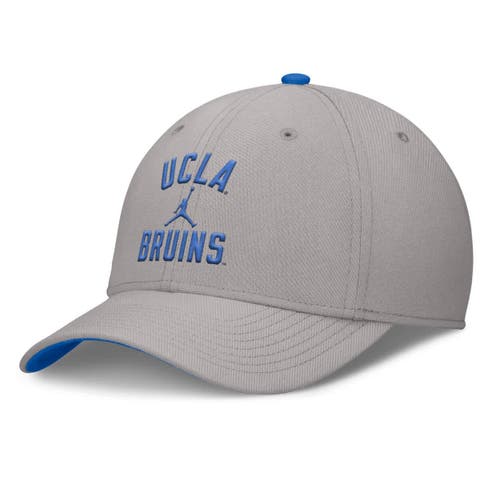 Men's Jordan Brand Gray UCLA Bruins Rise Prep Performance Flex Hat