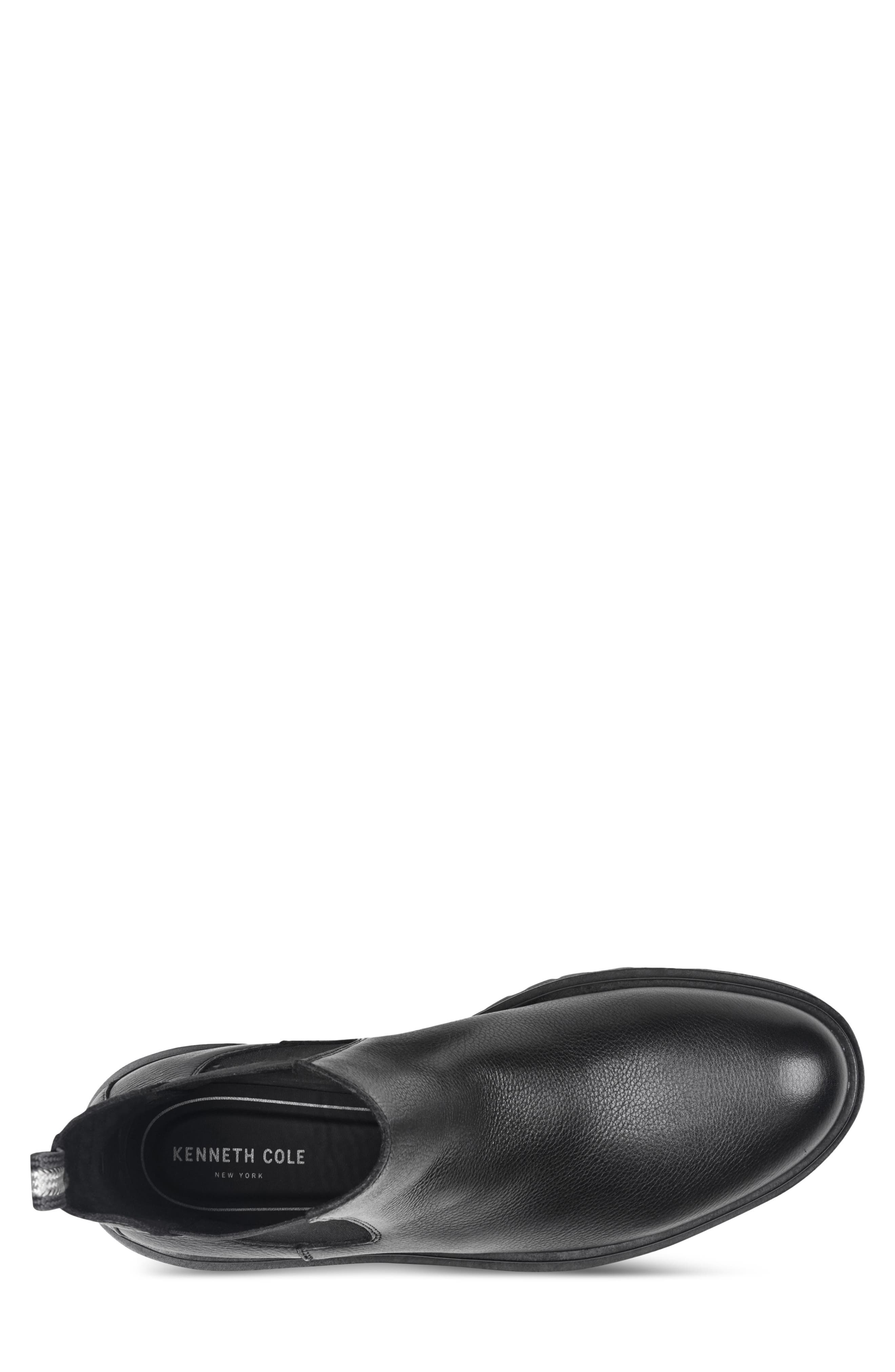 Baylin Leather Chelsea Boot, Alternate, color, BLACK/ BLACK LEATHER