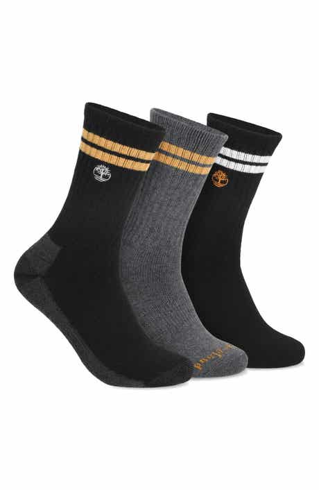3-Pack Striped Crew Socks