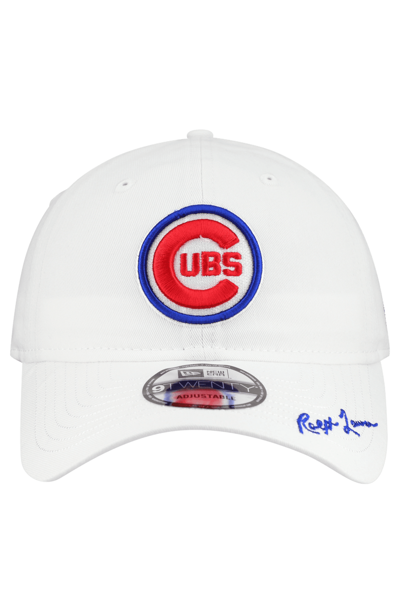 New Era Men's New Era Ralph Lauren x MLB  White Chicago Cubs 9TWENTY Adjustable Hat, Alternate, color, White
