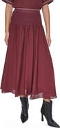 DKNY Mixed Media Skirt