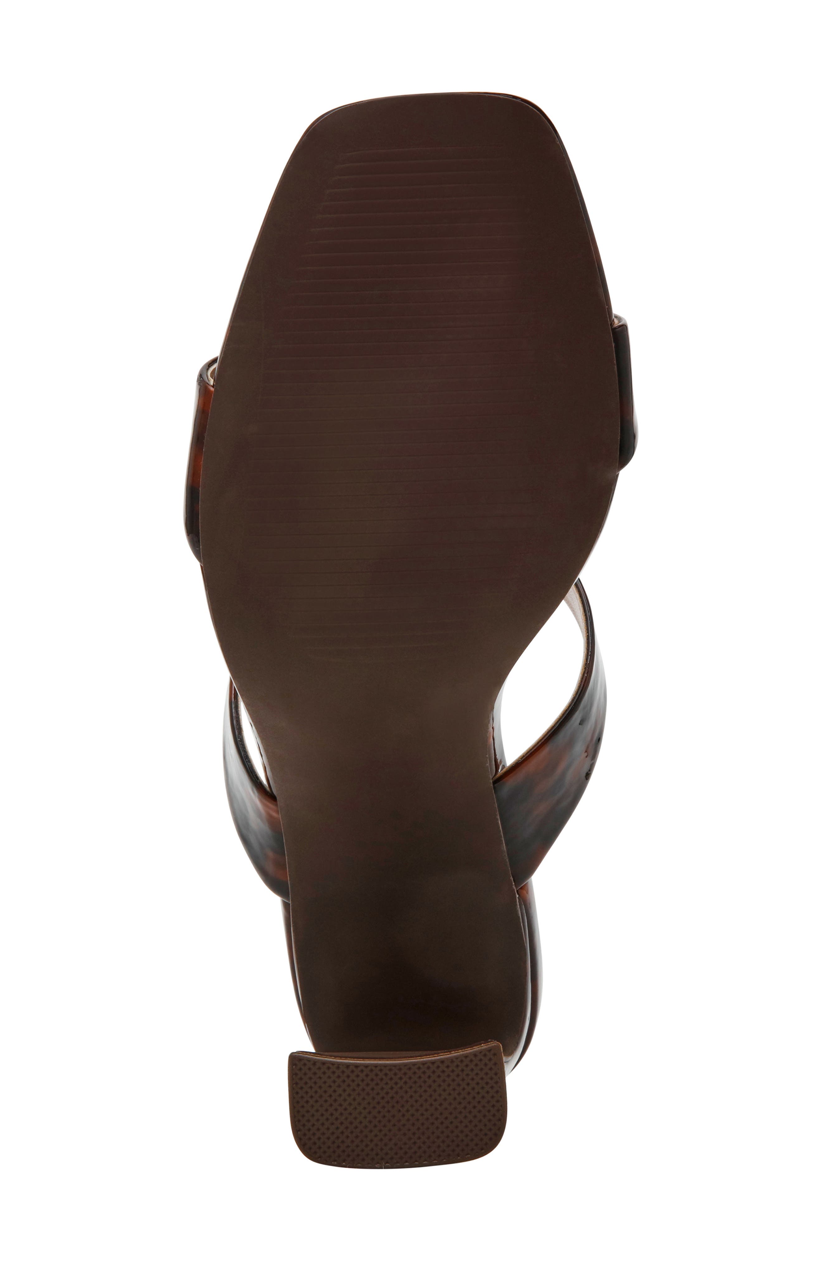 Veniss Block Heel Slide Sandal, Alternate, color, TORTOISE
