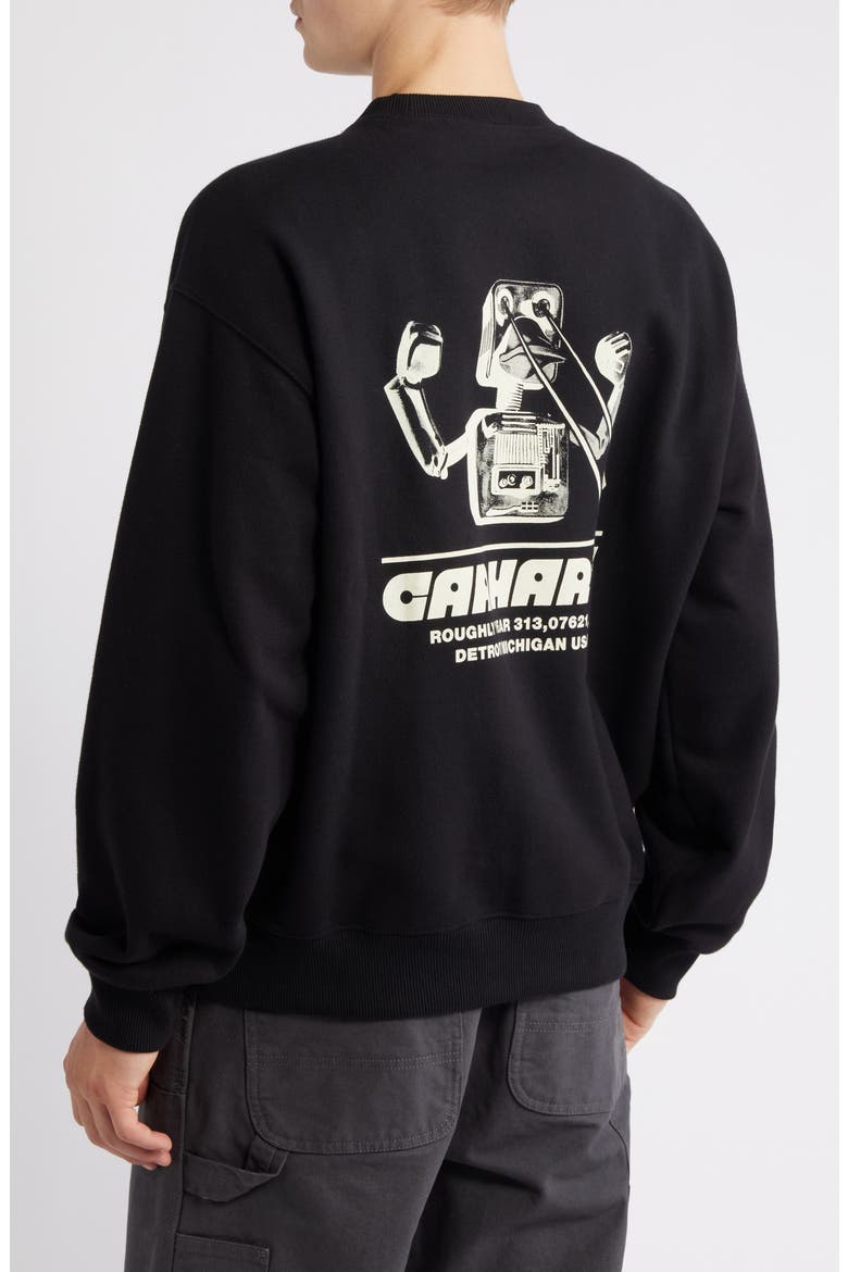 Wiptopia Graphic Sweatshirt, Alternate, color, BLACK
