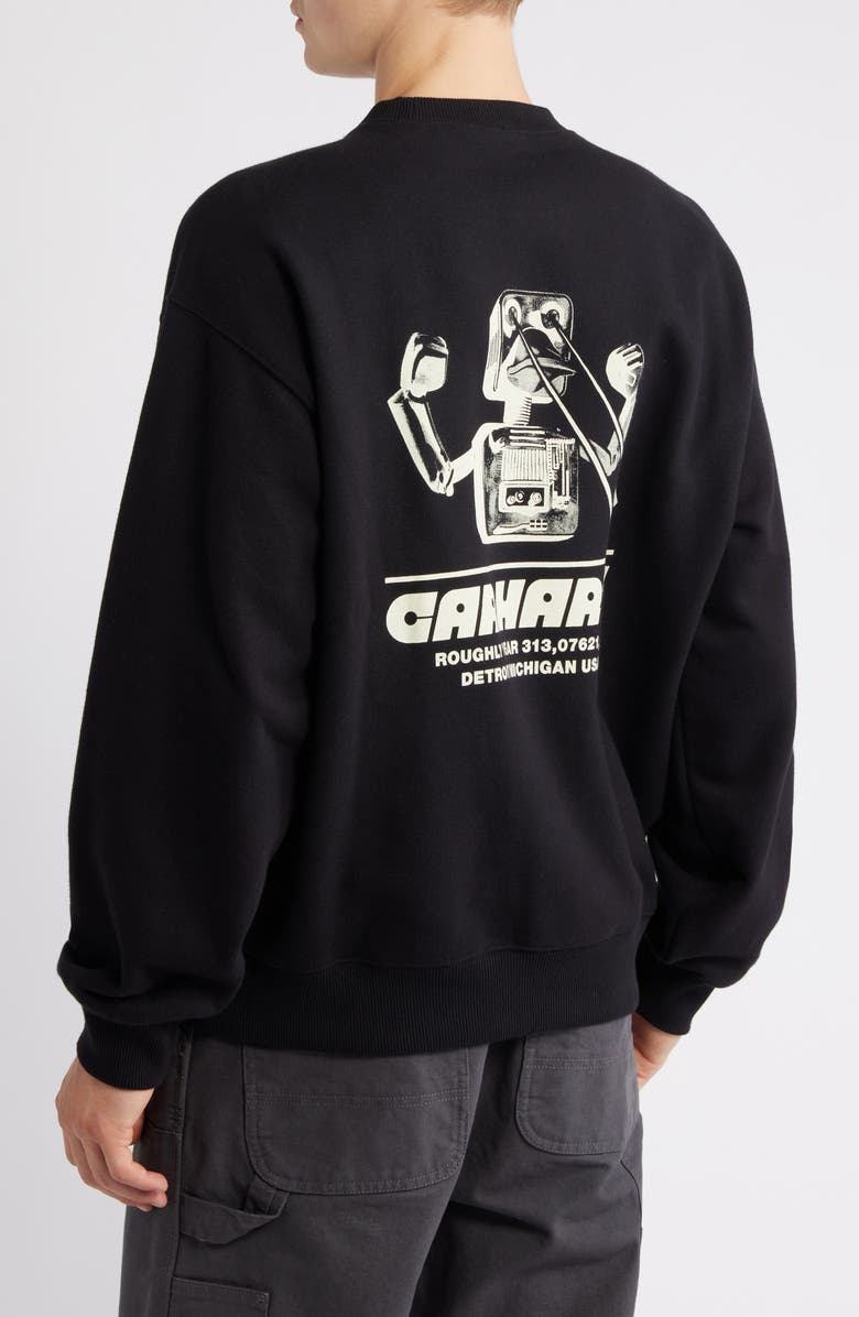 Carhartt Work In Progress Wiptopia Graphic Sweatshirt, Alternate, color, Black
