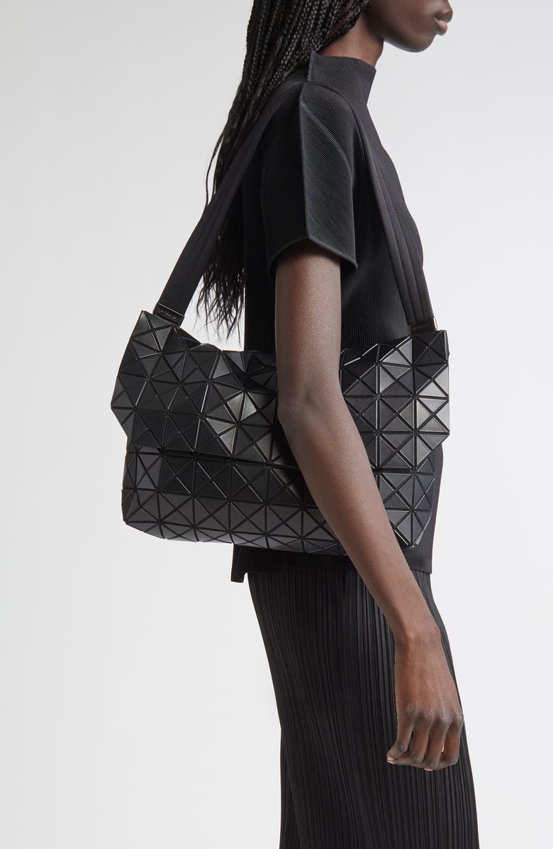 Bao Bao Issey Miyake Prism Sac Crossbody Bag, Alternate, color, Matte Black