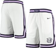 Nike Men's Nike White Kansas State Wildcats Replica Basketball Shorts