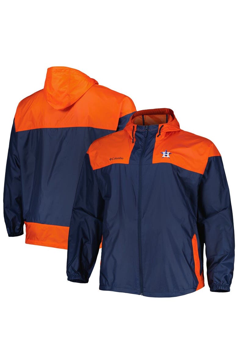 Columbia Men's Columbia Navy Houston Astros Flash Forward Challenger Omni-Shade Full-Zip Windbreaker, Alternate, color, 