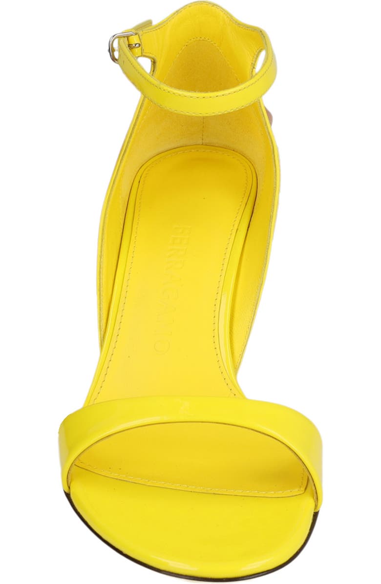 FERRAGAMO Wedge Heel Sandal, Alternate, color, Yellow