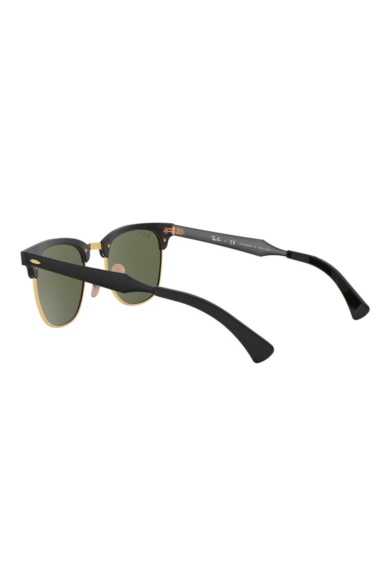 Clubmaster 51mm Square Sunglasses, Alternate, color, POL GREEN