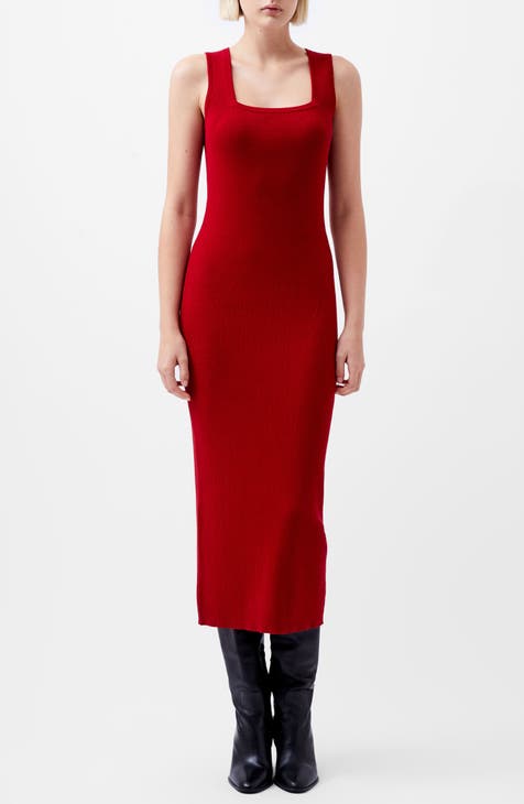 Womens Red Midi Dresses Nordstrom