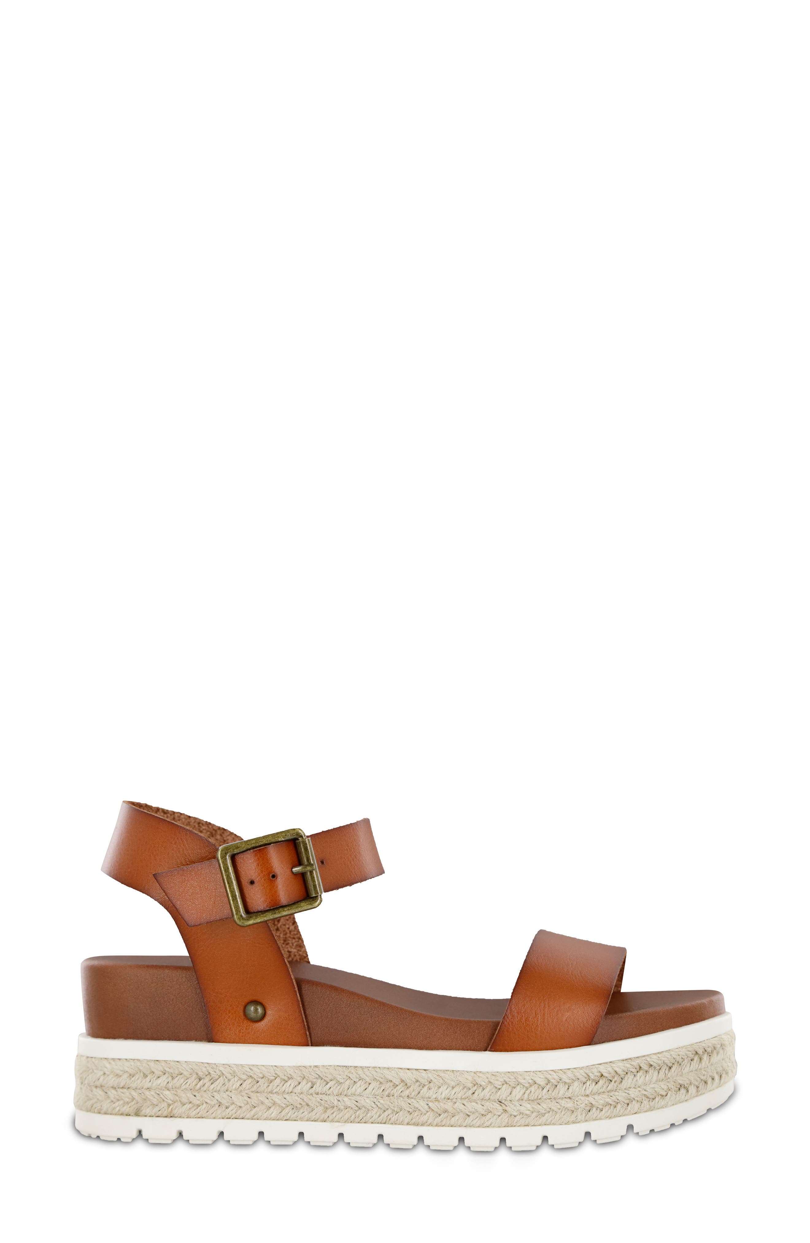 MIA Kasandra Platform Sandal, Alternate, color, Cognac