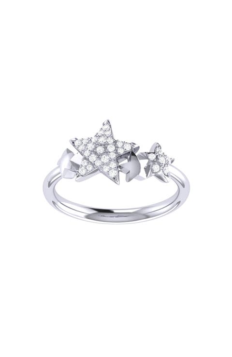 Dreamer Dazzle Star Cluster Diamond Ring - 0.14ct.