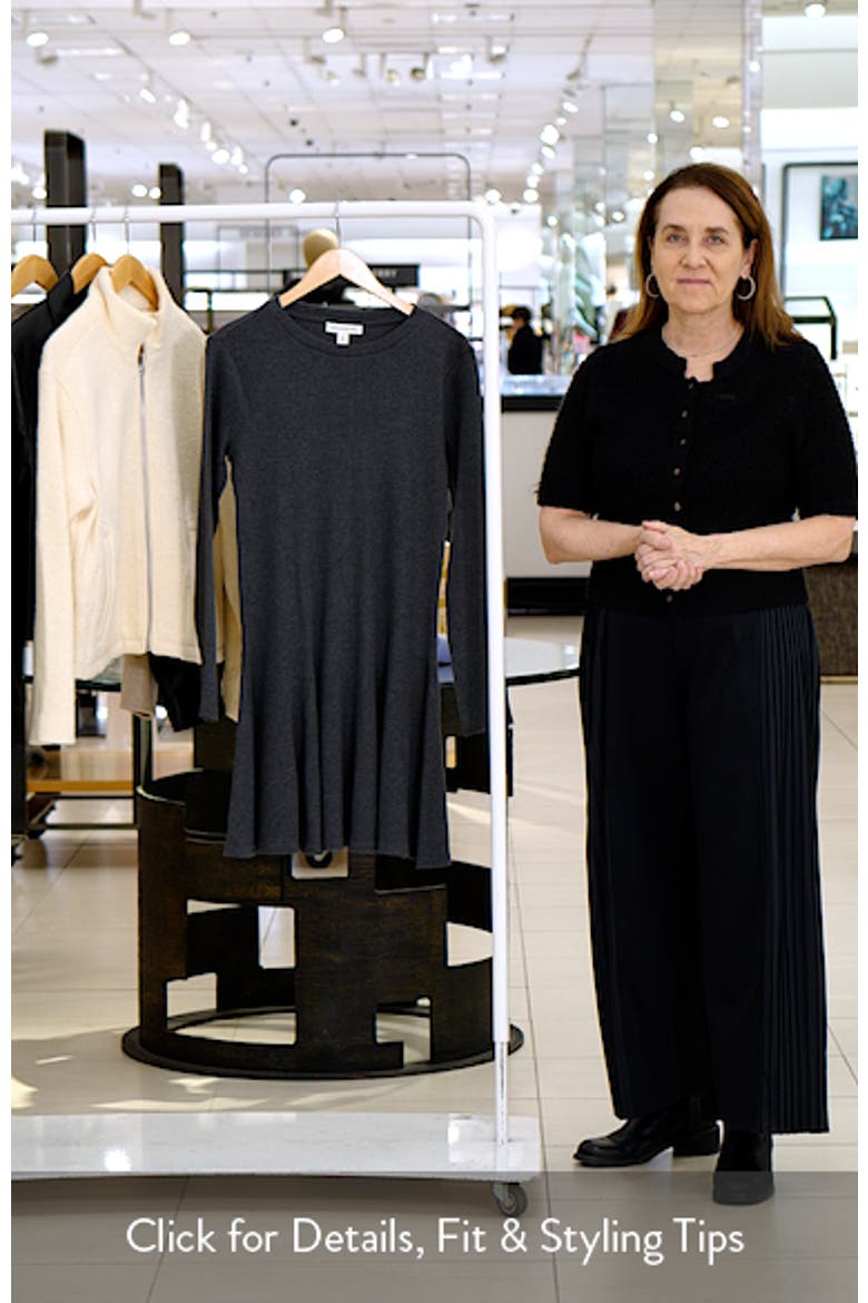 Long Sleeve Fit & Flare Minidress video