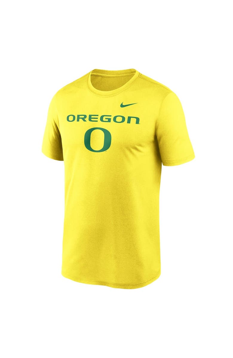Nike Men's Nike Yellow Oregon Ducks Lockup Legend Performance T-Shirt, Alternate, color, 