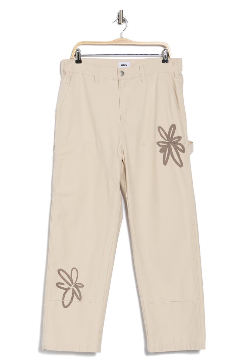 Obey Big Timer Twill Carpenter Pants, Main, color,