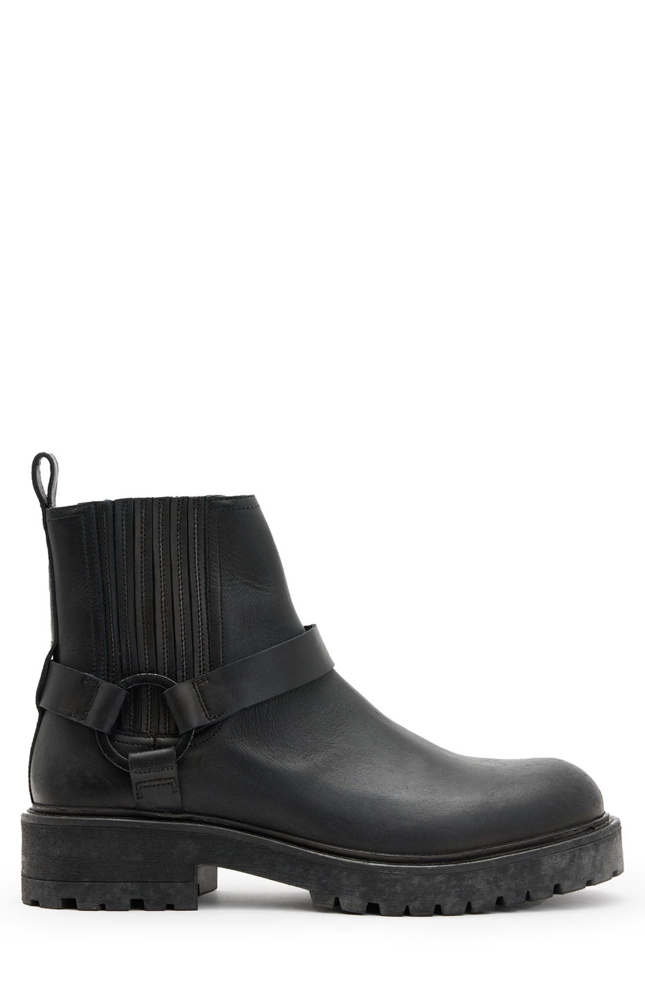 AllSaints Hank Lug Sole Biker Boot, Alternate, color, 