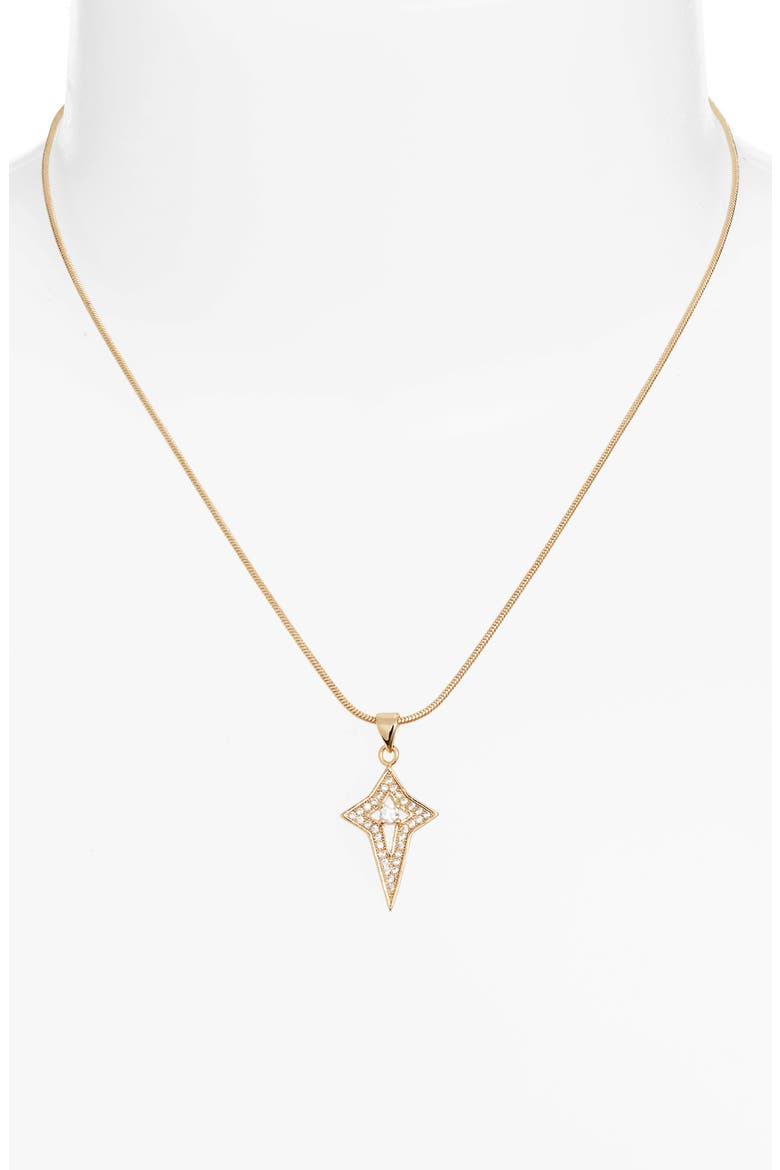 Chosen Pendant Necklace, Alternate, color, GOLD