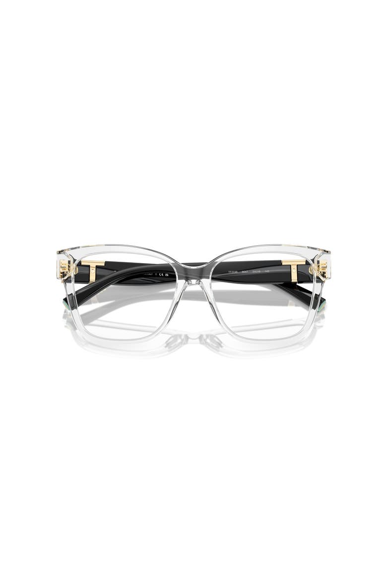 54mm Square optical glasses, Alternate, color, Transparent