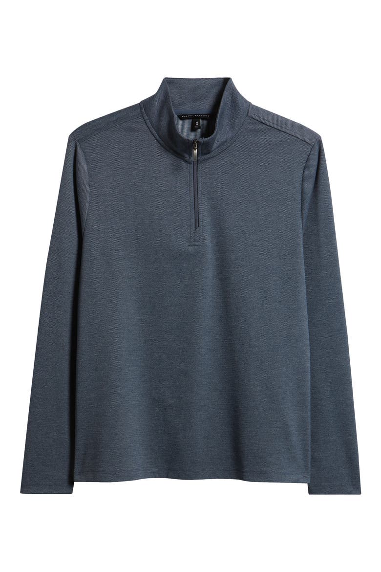 Rupert Quarter Zip Pullover, Alternate, color, NAVY