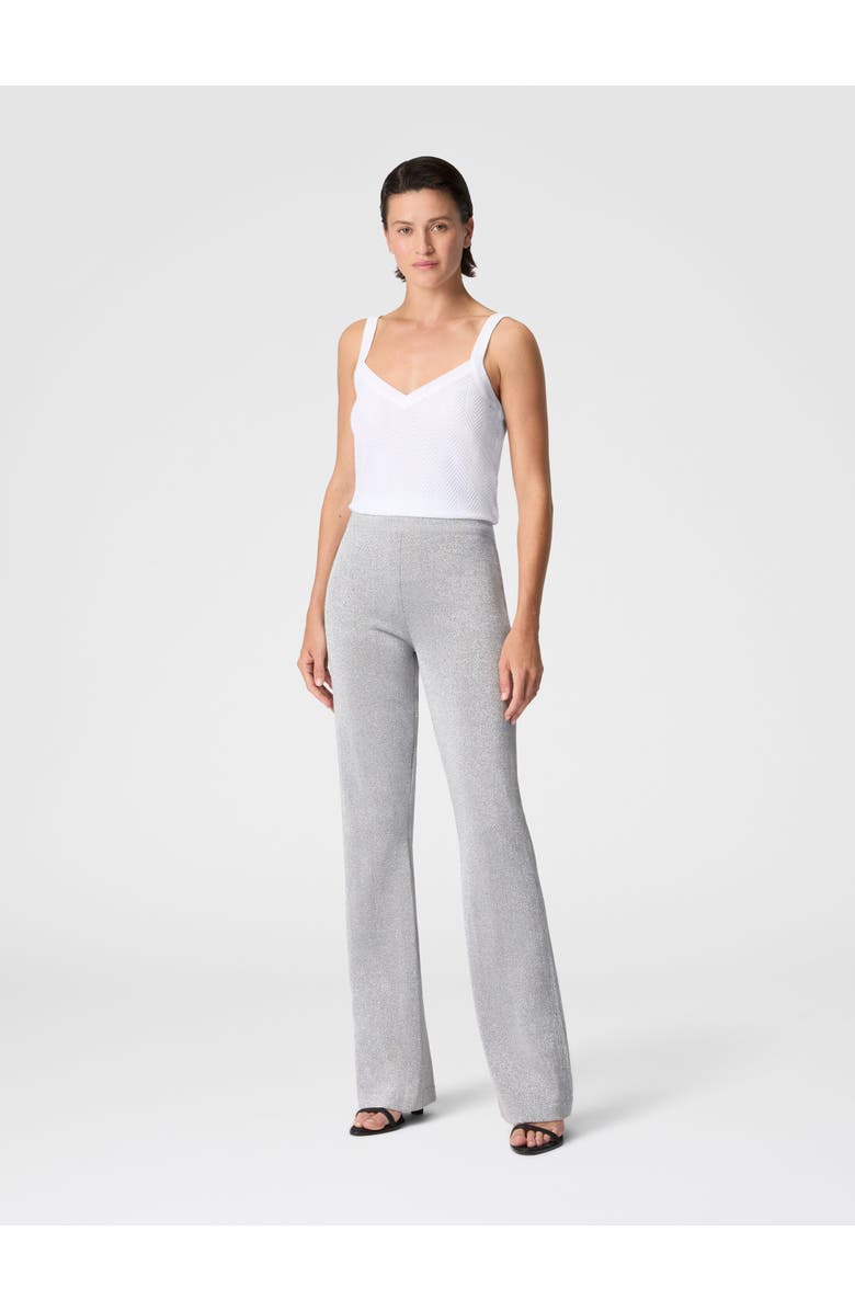 Missoni Straight-leg Viscose Lamé Trousers, Alternate, color, Light Blue
