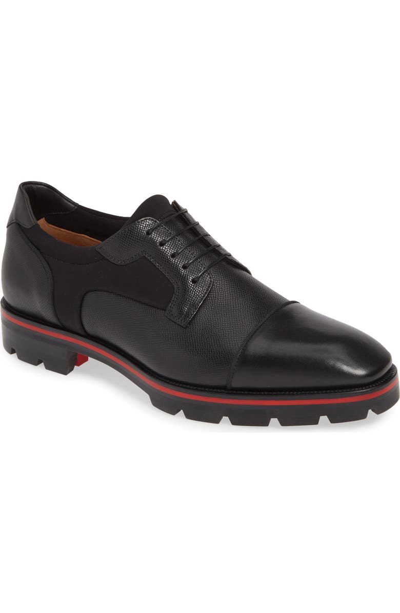 Christian Louboutin Mika Sky Lug Cap Toe Derby, Main, color,