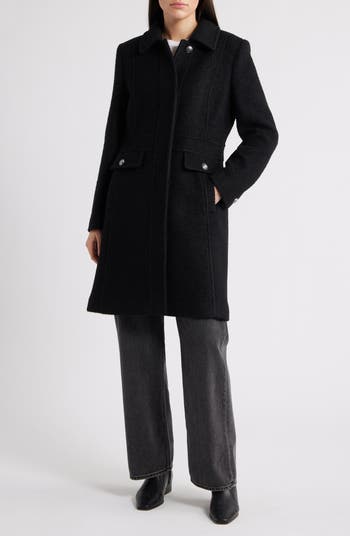 Sam Edelman Bouclé Longline Coat | Nordstrom