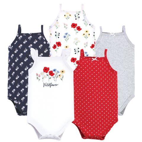 Soft Cotton Sleeveless Infant Bodysuits (Baby)