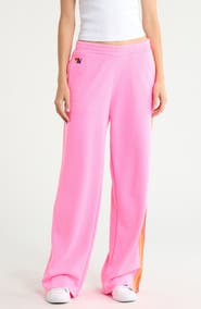 Aviator Nation 5-Stripe Wide Leg Sweatpants