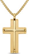 EDFORCE INLAY CROSS NECKLACE