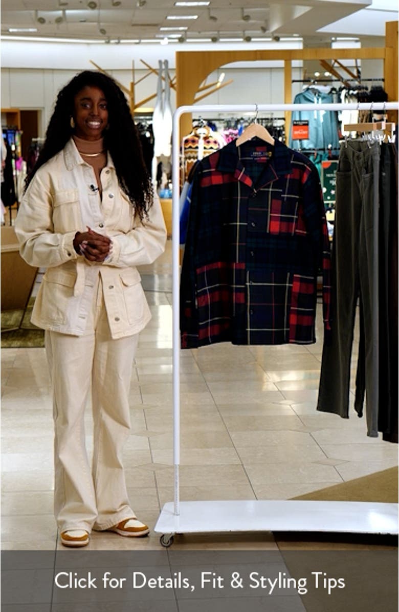 Classic Fit Patchwork Oxford Camp Shirt, sales video thumbnail