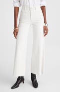 Madewell The Flared Wide Leg Crop Jeans