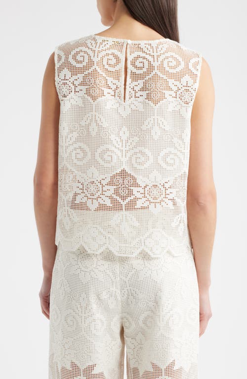 Kobi Halperin Shelly Lace Sleeveless Top