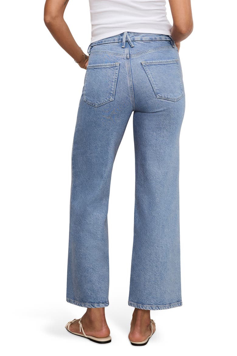 Soft Tech Good Skate Crop Wide Leg Jeans, Alternate, color, INDIGO860
