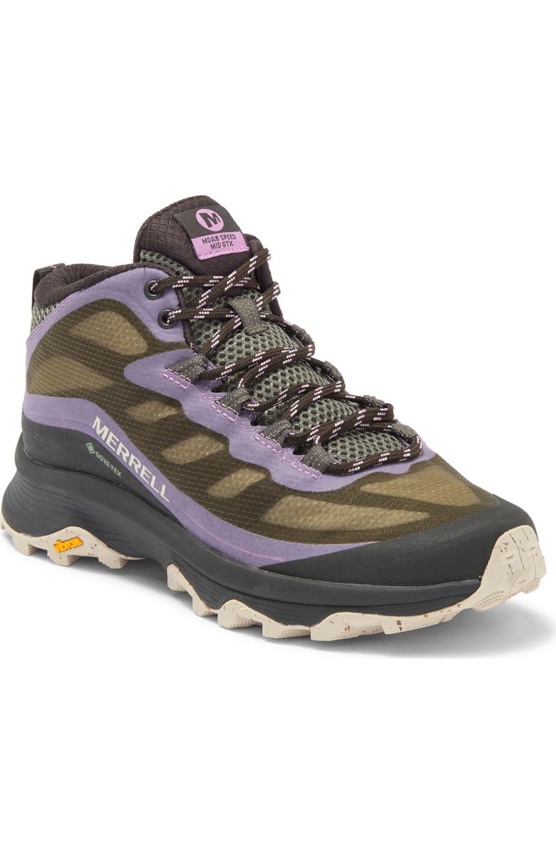 Merrell Moab Speed Gore-Tex<sup>®</sup> Mid Hiking Shoe, Main, color,
