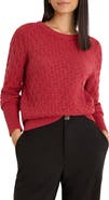 NIC+ZOE Sterling Shimmer Pointelle Stitch Sweater