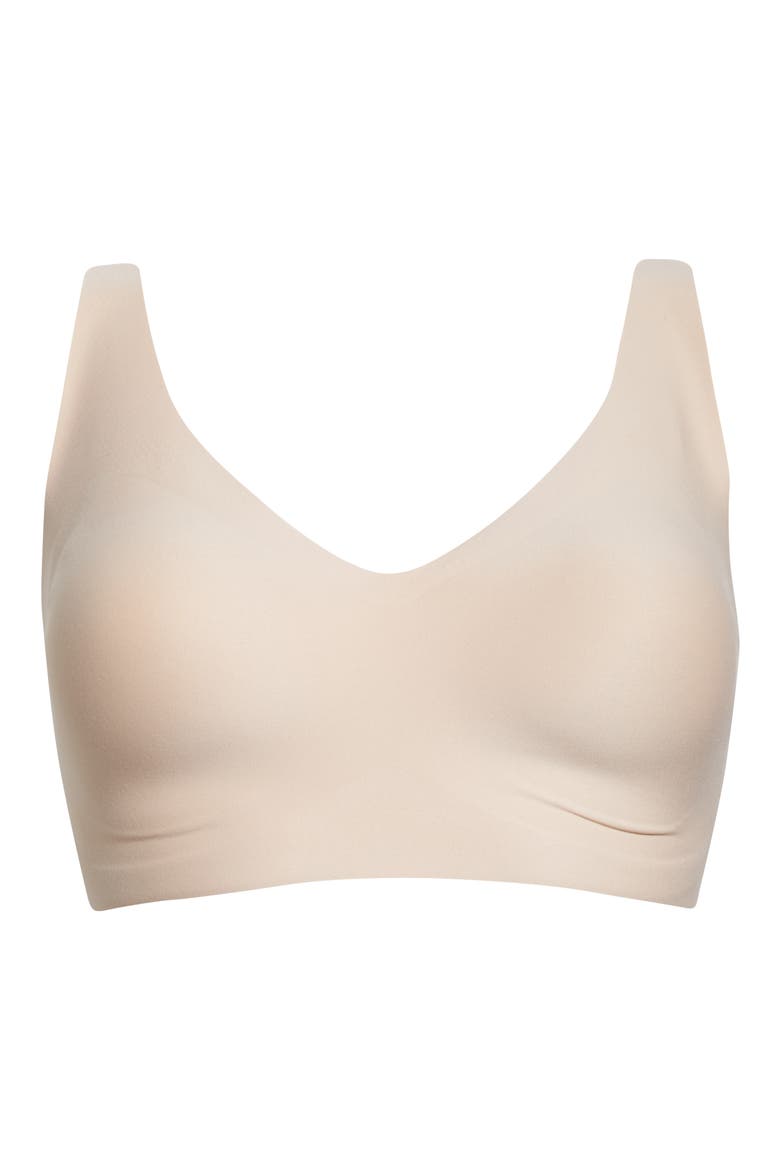 Softstretch Power V-Neck Wireless Bra, Alternate, color, NUDE BLUSH