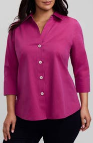 Foxcroft Paityn Non-Iron Button-Up Shirt