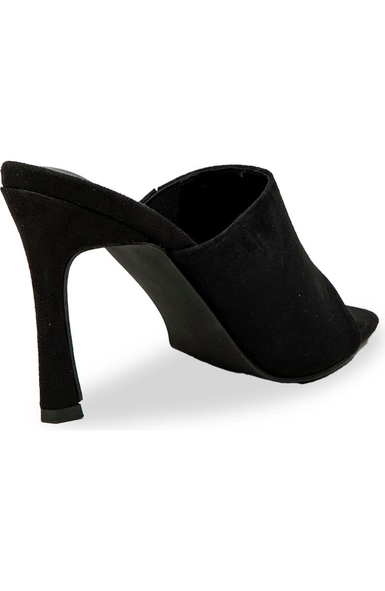 CHASE AND CHLOE Open Toe Mule, Alternate, color, Black