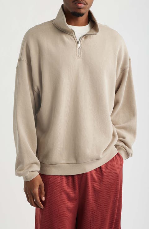 Organic Cotton Quarter Zip Pullover