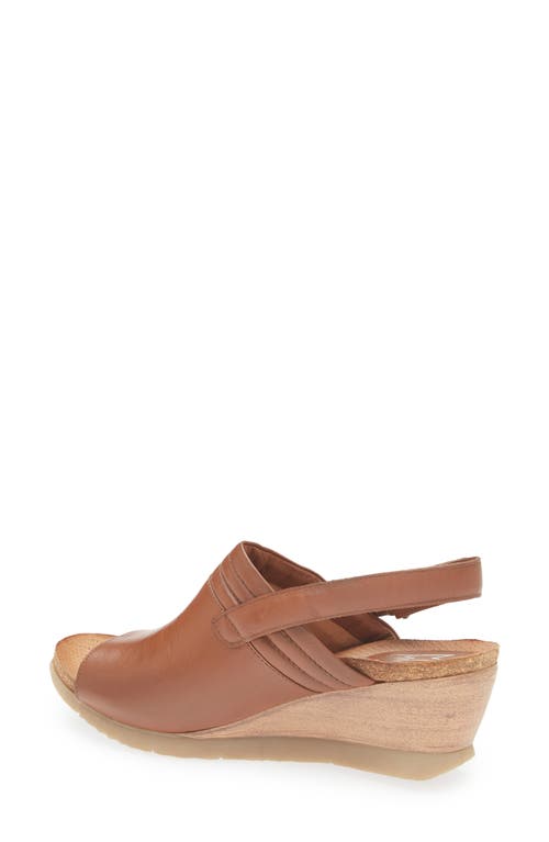 Miz Mooz Sabina Wedge Sandal In Brandy