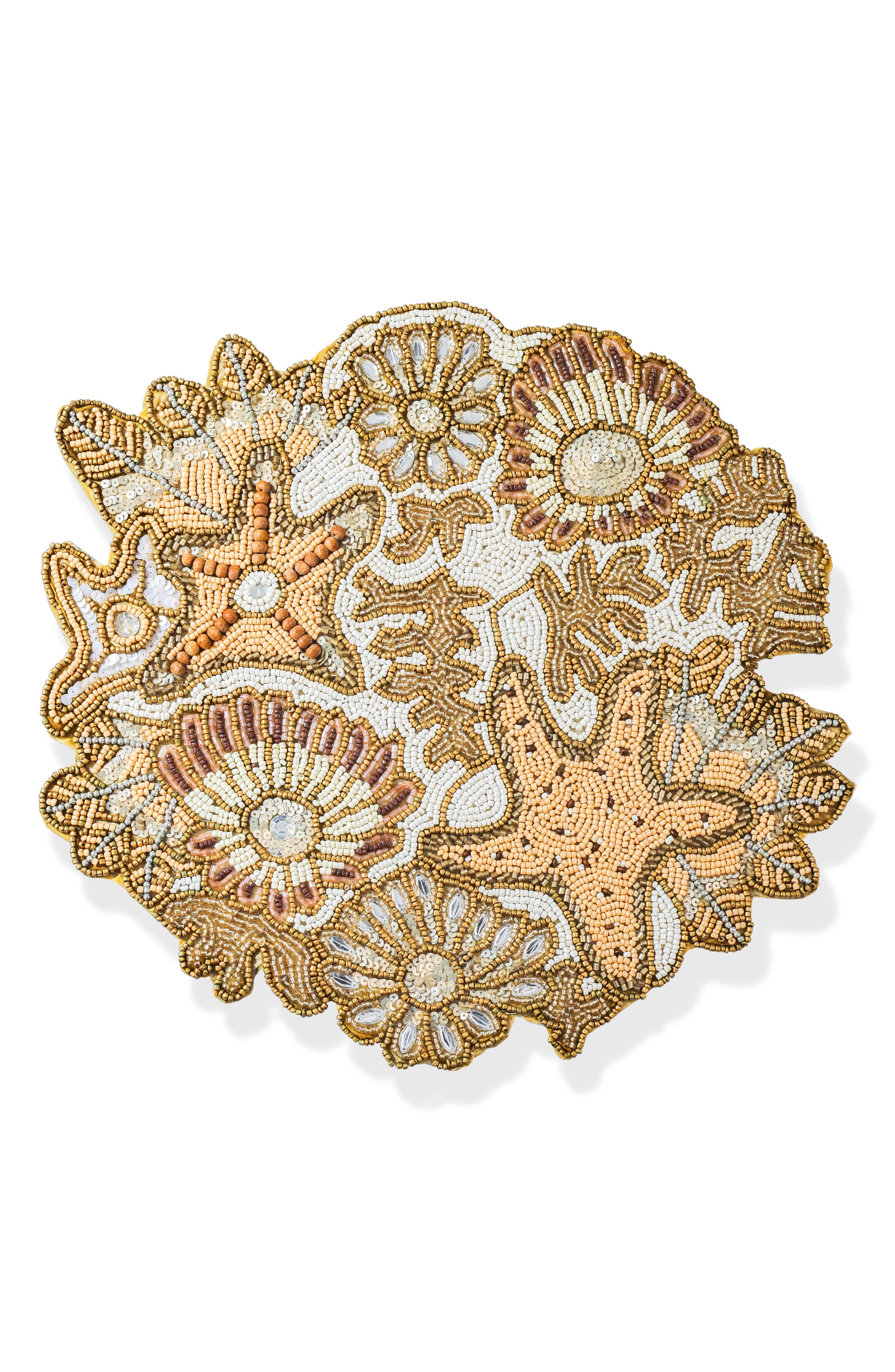 Tiramisu The Coral Reef Beaded Charger