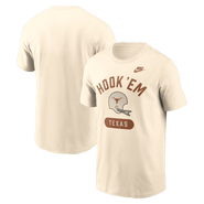 Nike Men's Nike Natural Texas Longhorns Legacy Arch Helmet T-Shirt