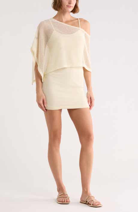 Madden Girl Two-Piece Poncho & Minidress Set