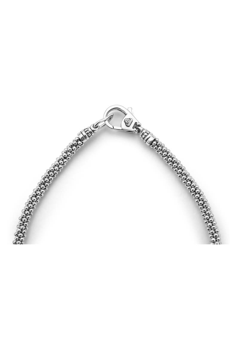 Signature Caviar Bead Station Bracelet, Alternate, color, TWO-TONE