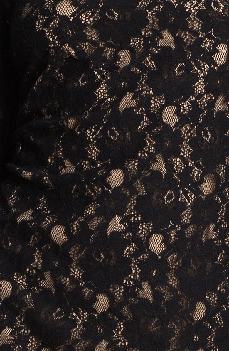 All in Favor Lush Lace Shift Dress, Alternate, color, 