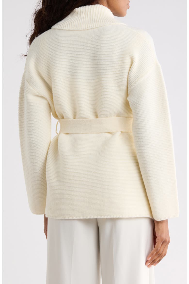 Belted Cardigan, Alternate, color, CREAM